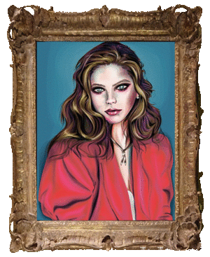 Lucille Soller, glamorously portrayed